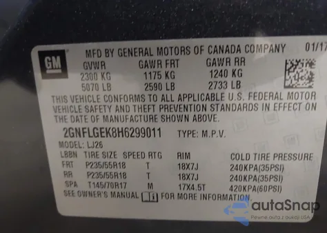 2017 Chevrolet Equinox Premier from USA, damaged, VIN 2GNFLGEK8H6299011